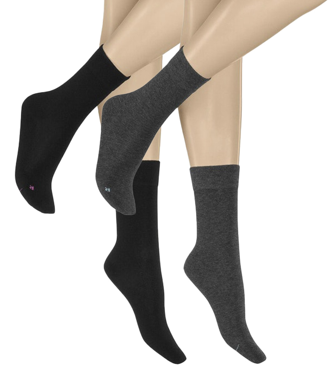 Sporty women's socks with anatomical plush sole AIR PLUSH