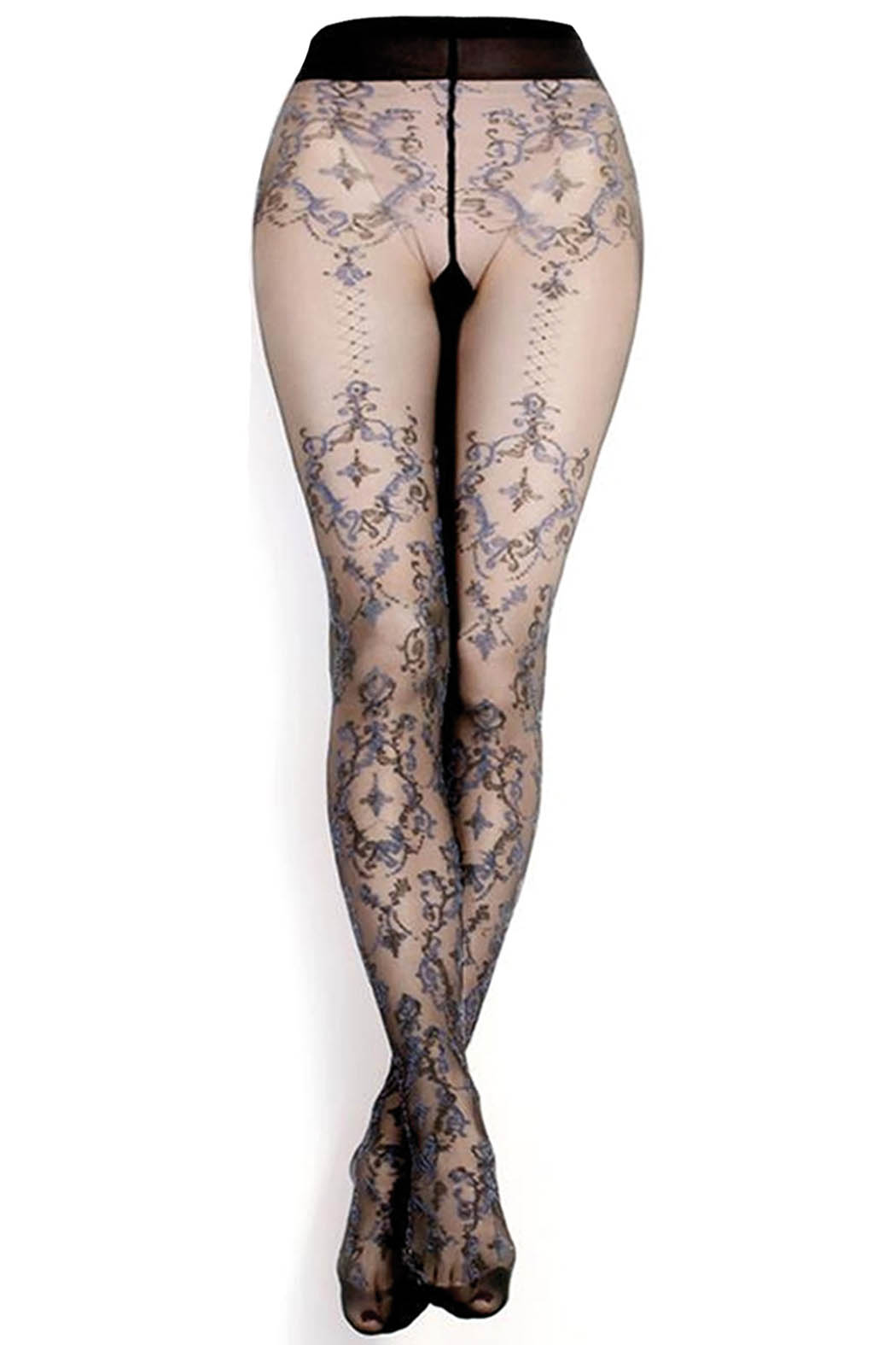 Charming tights with baroque pattern Art.412 20 DEN