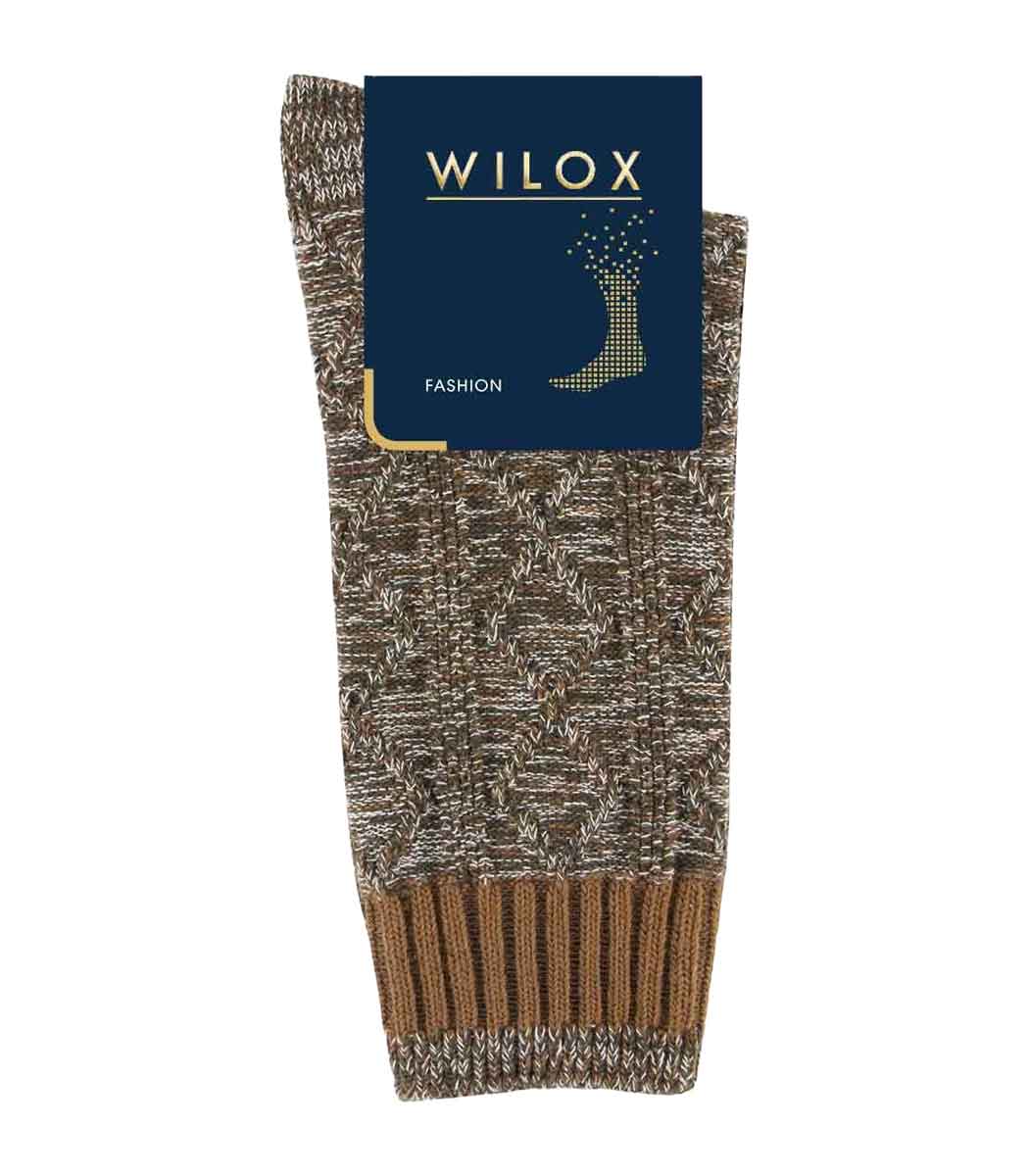 Wilox Baumwollsocke FASHION Cable Twist
