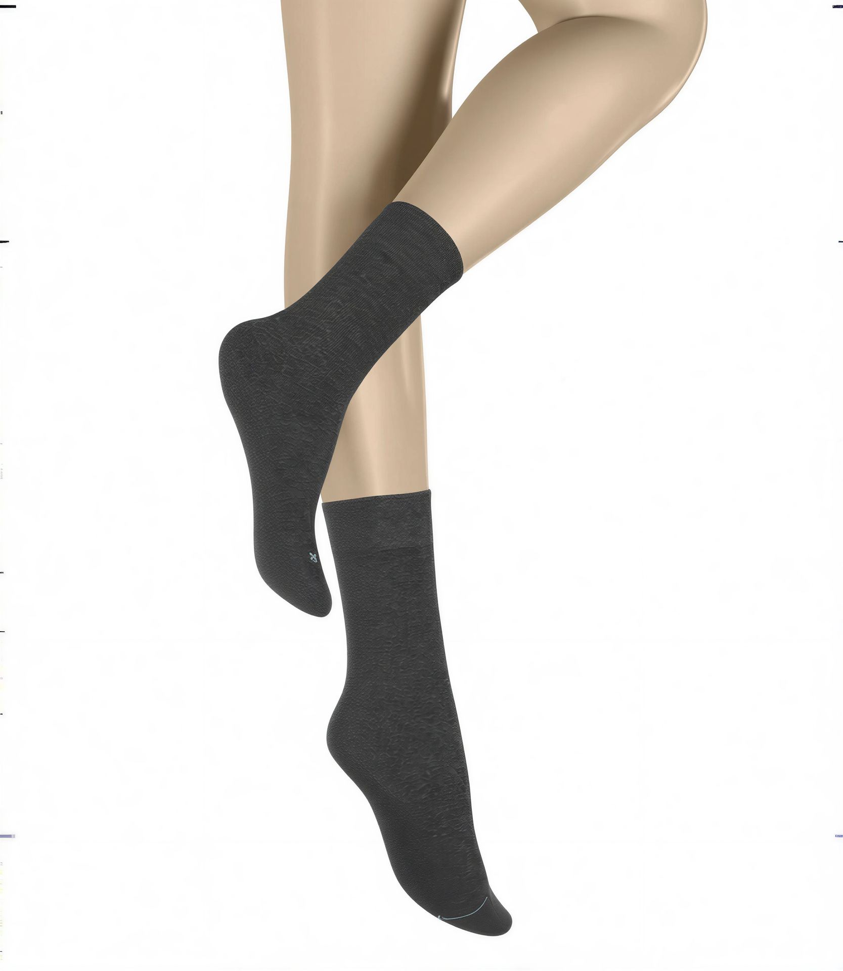 Hudson Air Plush socks grey – left side view