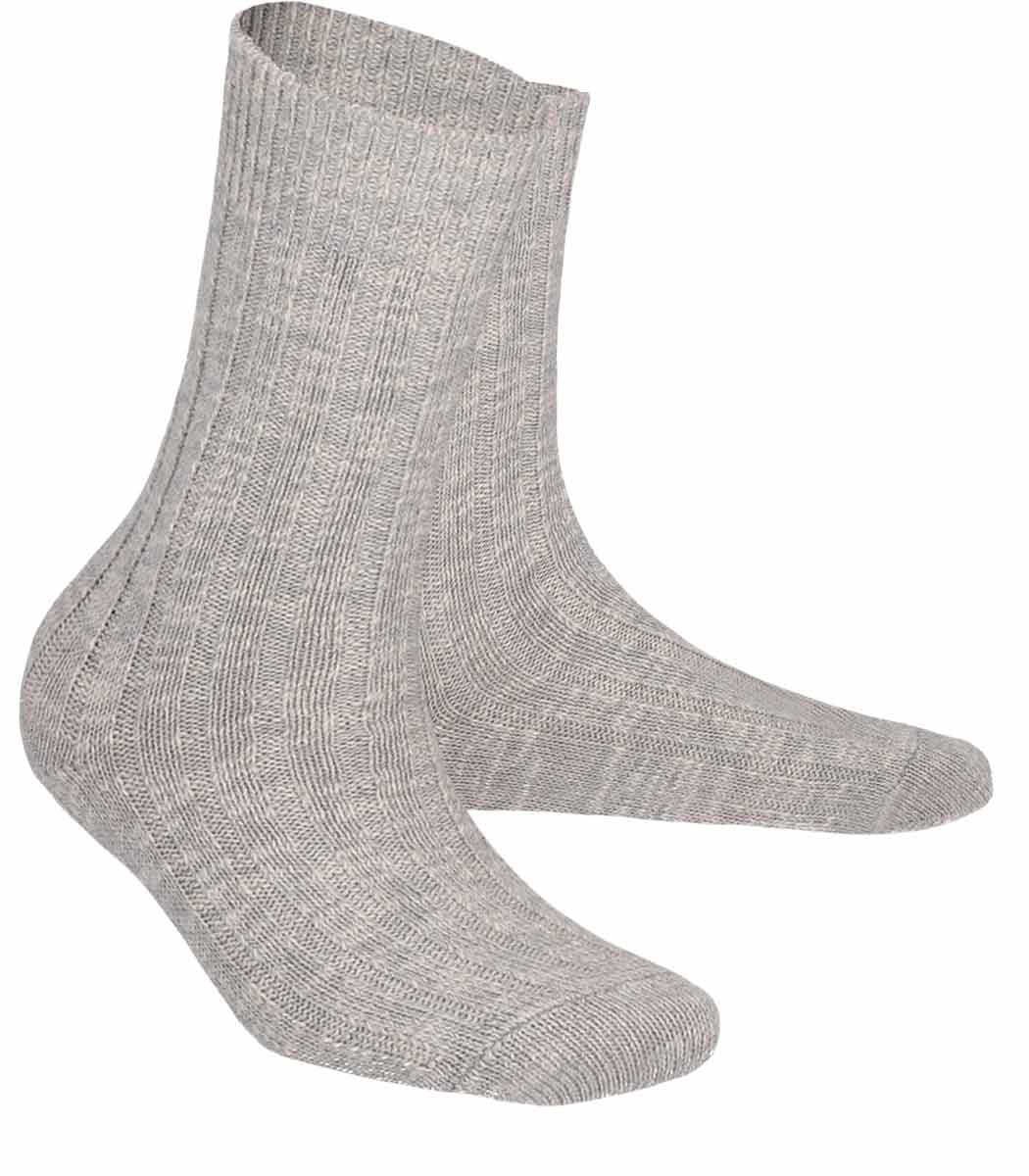 Modern ladies BOOT sock with ribbed structure