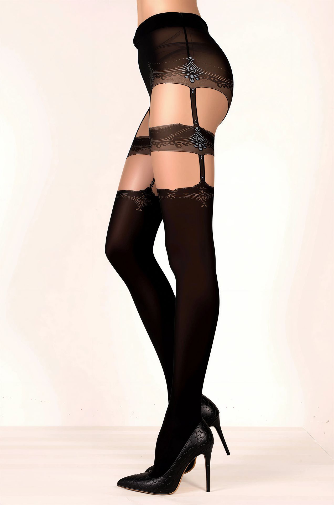 BA-BS102 Ballerina Schwarz – Seitenansicht rechts