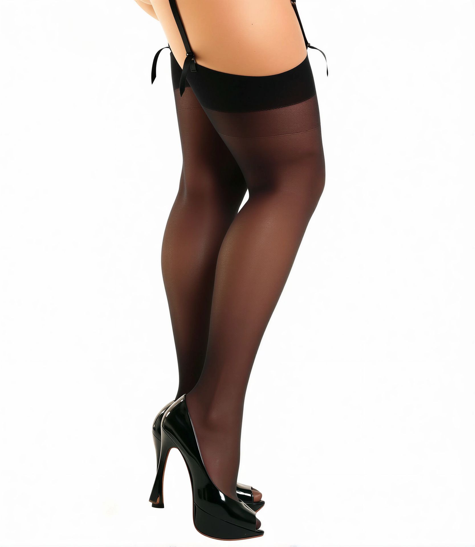 G-50131 Glamory Schwarz – Seitenansicht links