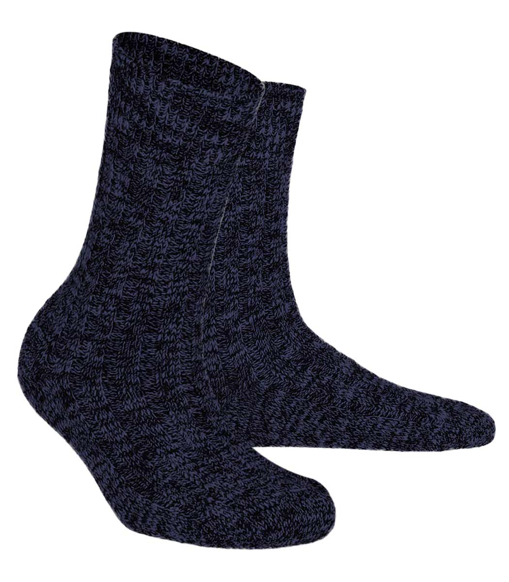 Cotton men's socks with rib design PURE