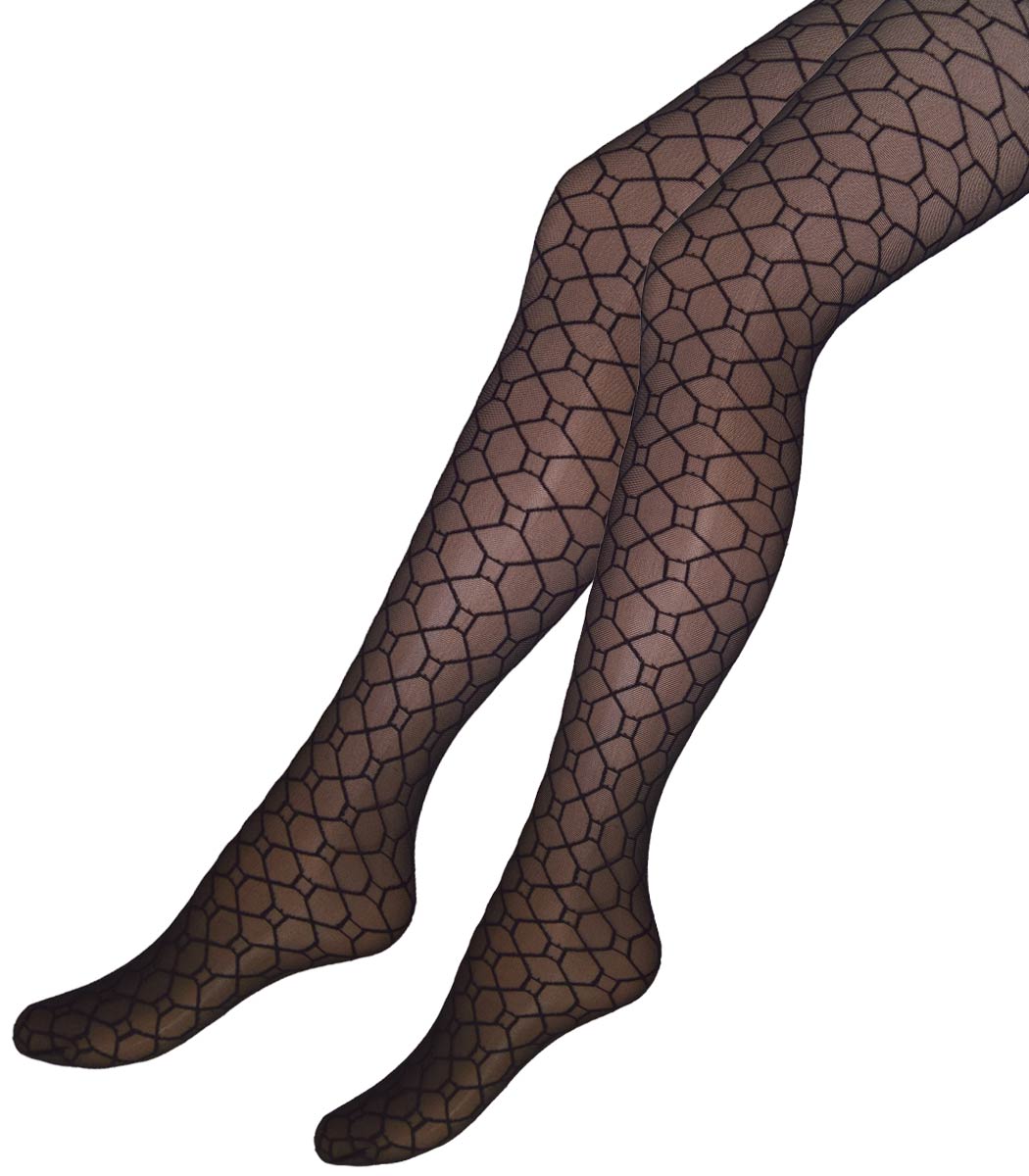 Mura Tights with geometric pattern ESAGONI 20DEN