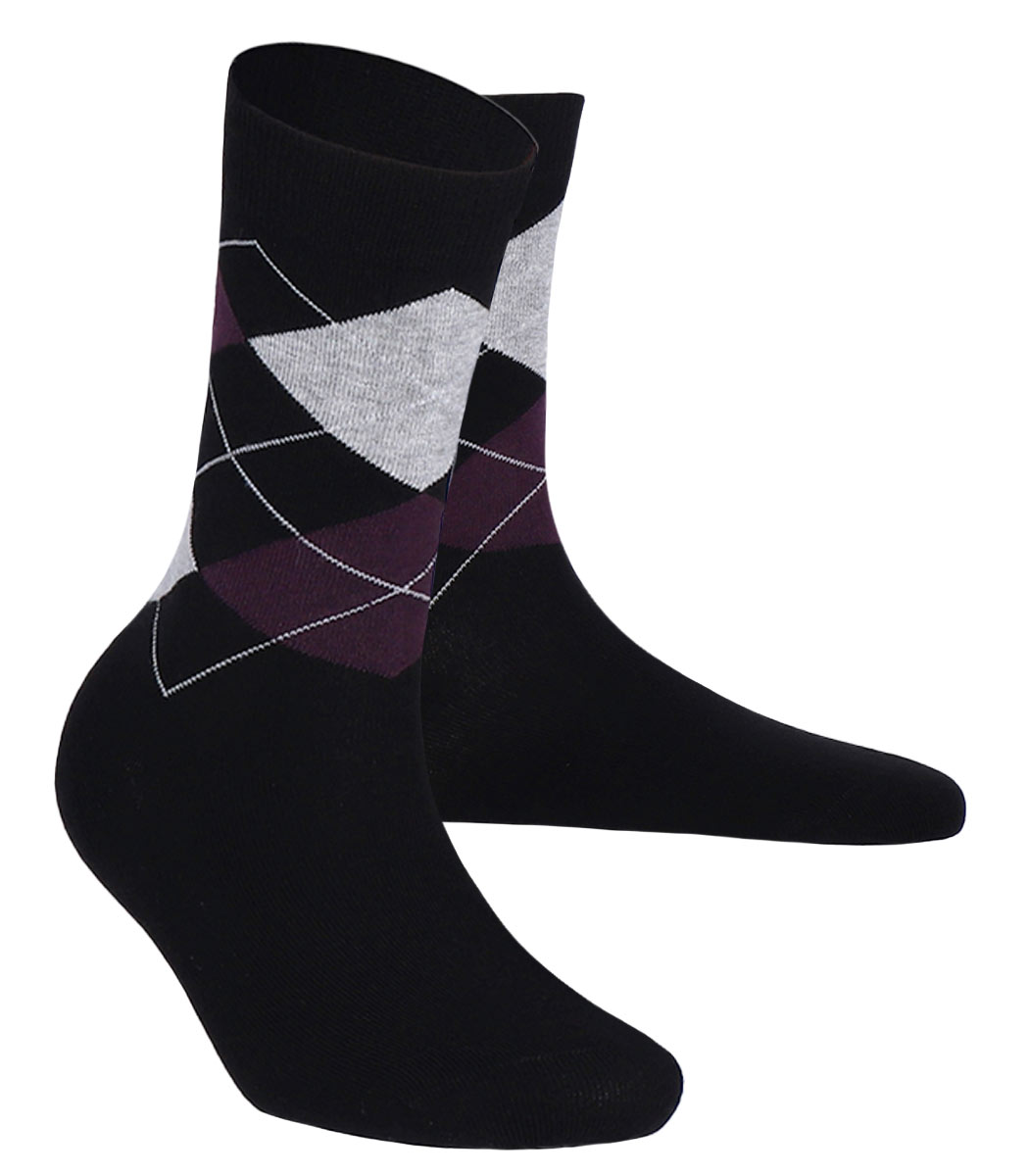 Wilox BIO-Baumwollsocke Scotish Argyle 2-er Pack