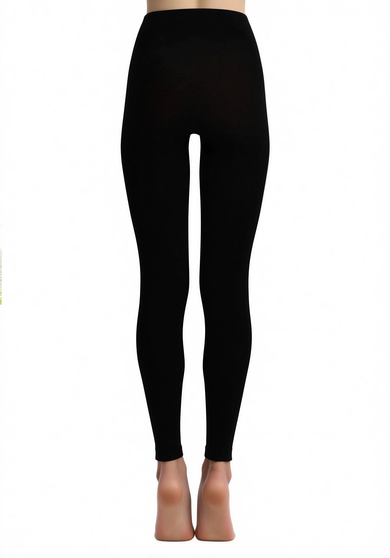 OR-AllColLegg50 Oroblú Schwarz – Rückansicht