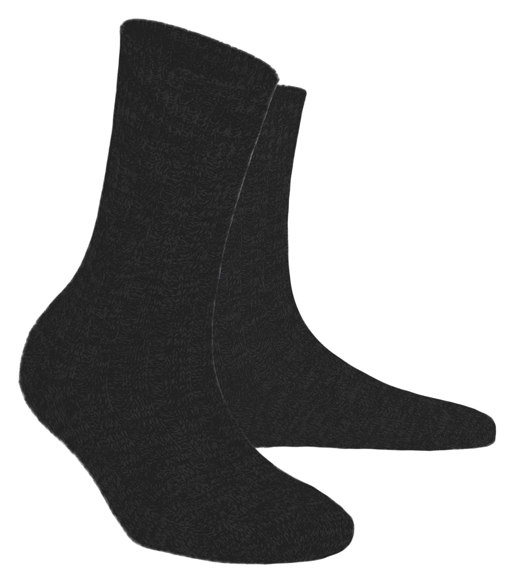 Cotton men's socks with rib design PURE