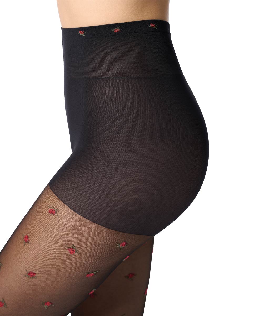 Oroblú roten Rosen FLORAL FANCY 30DEN