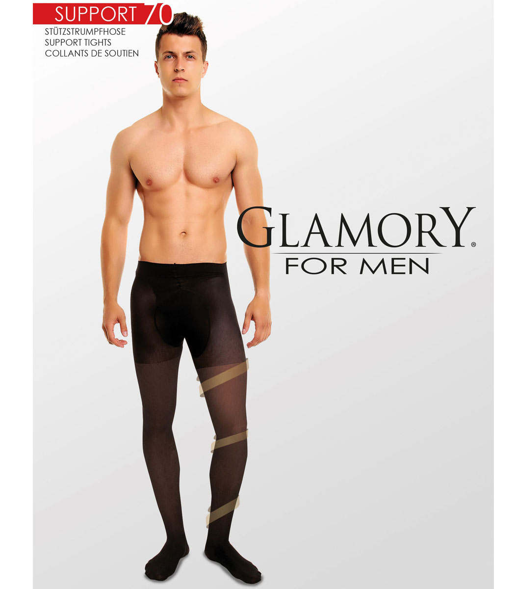Opaque men's support tights Support 70 DEN