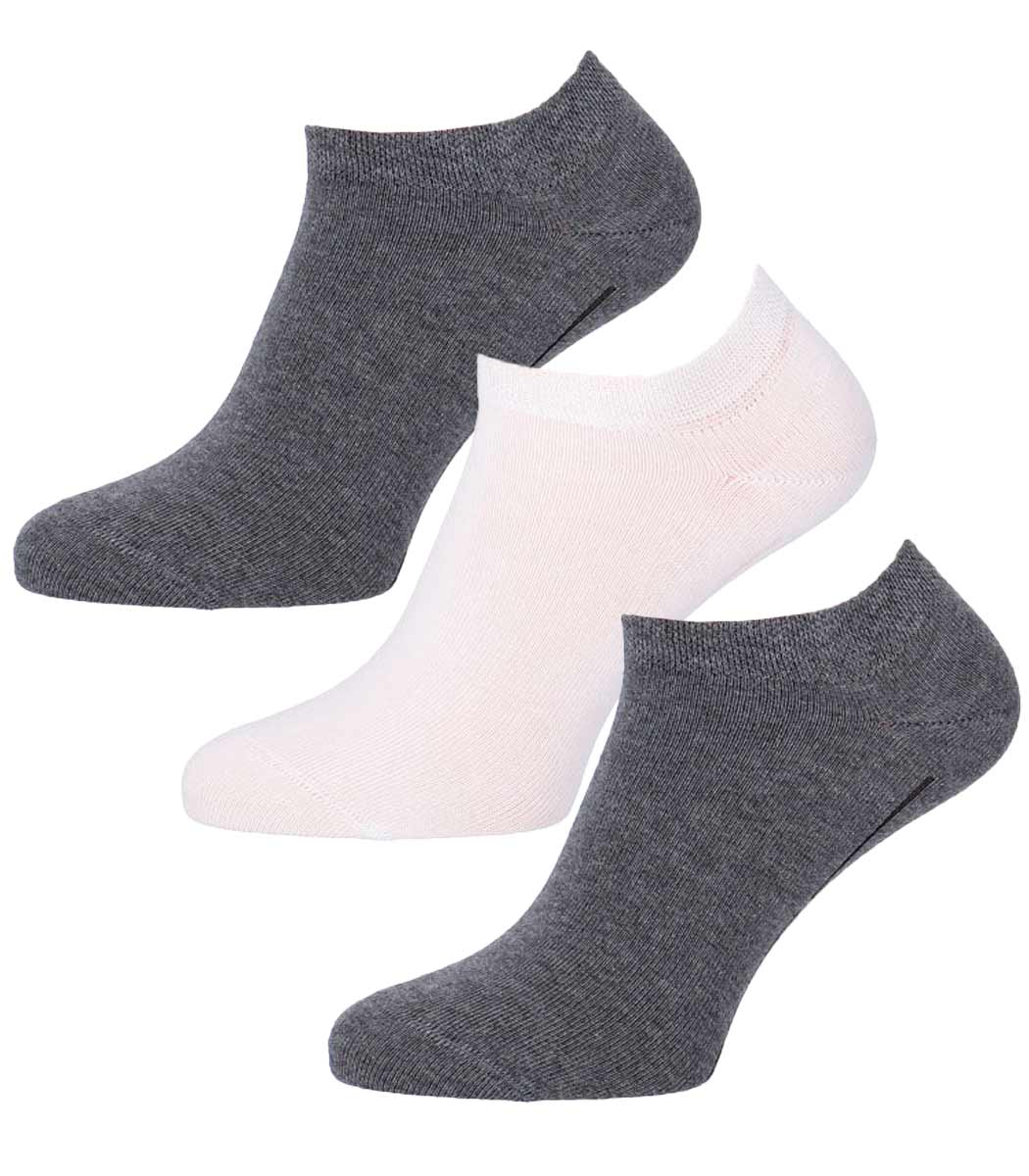 Wilox Unisex Baumwolle Sneaker-Socke DAILY LIFE 3-er Pack