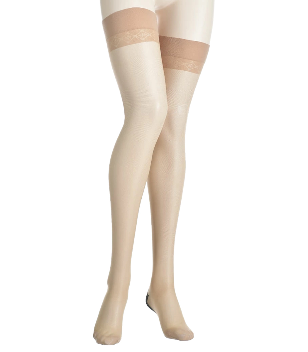 Suspender stockings with back seam and high heel PENNAC 20DEN