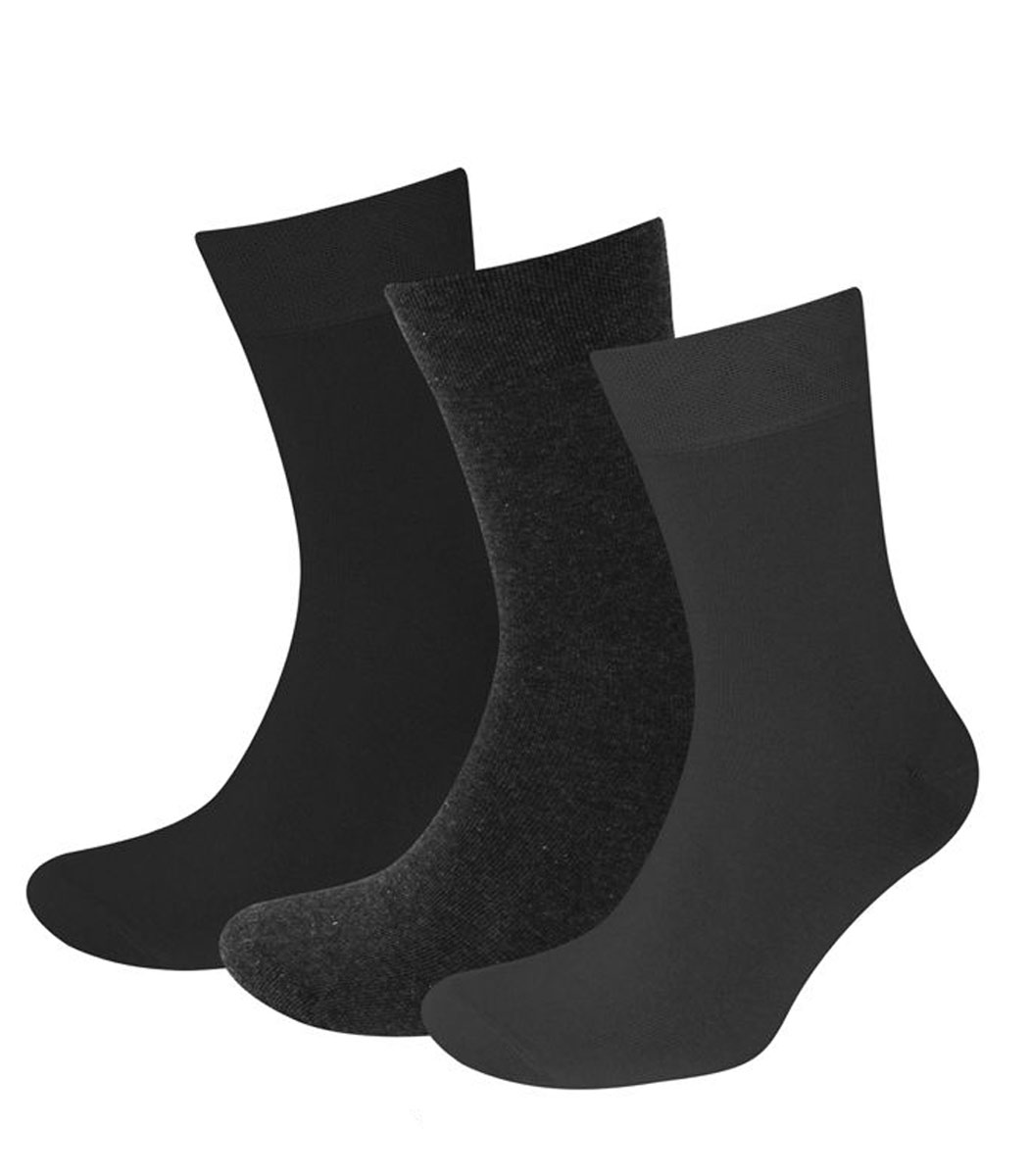 3 pairs of men's and women's cotton socks Basic Line
