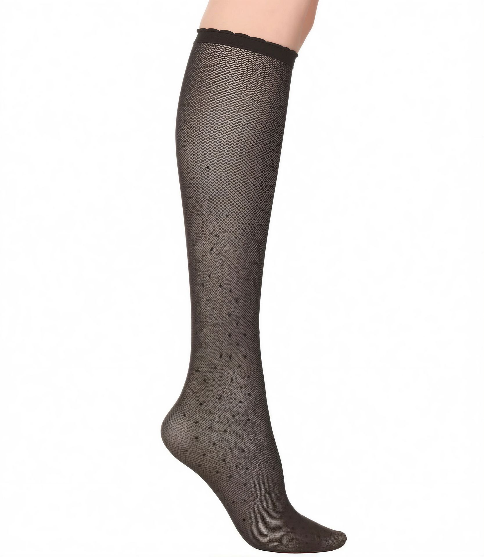 or-plumetis Oroblú Schwarz – left side view