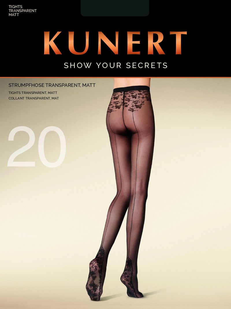 Kunert SECRET TRACE Naht-Optik 20 DEN