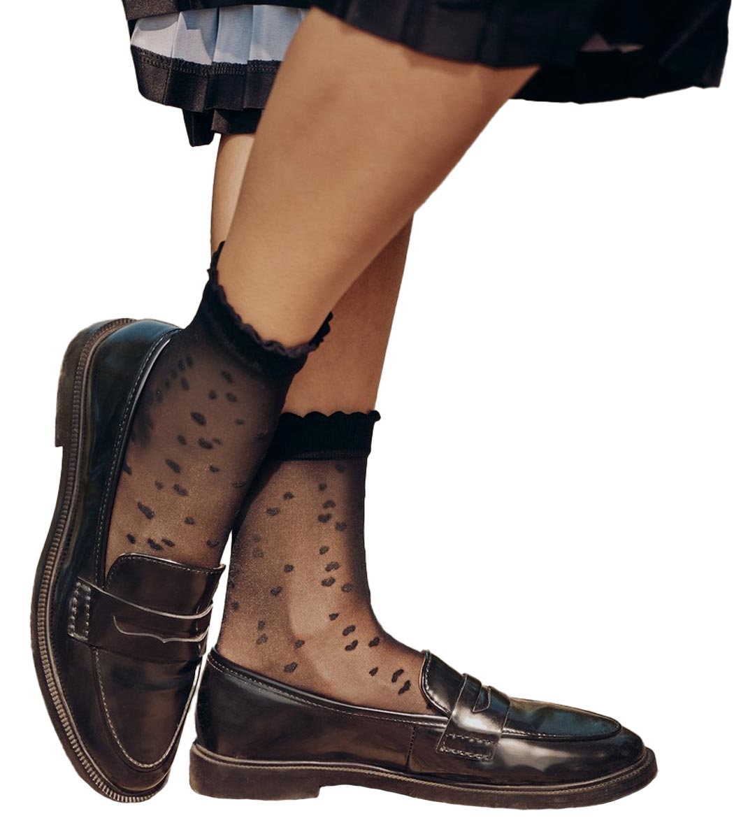 Socks with hearts LOVIE