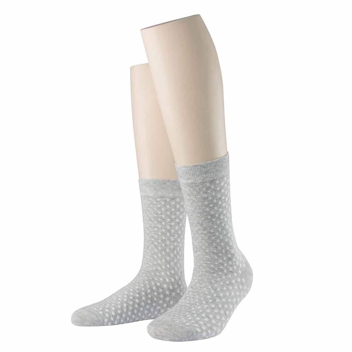 WILOX ladies cotton socks with all-over dots FASHION DOTS