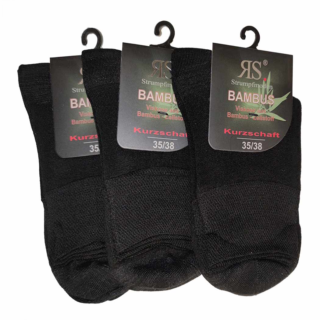 RS Harmony BAMBUS Kurzschaft 3er-Pack