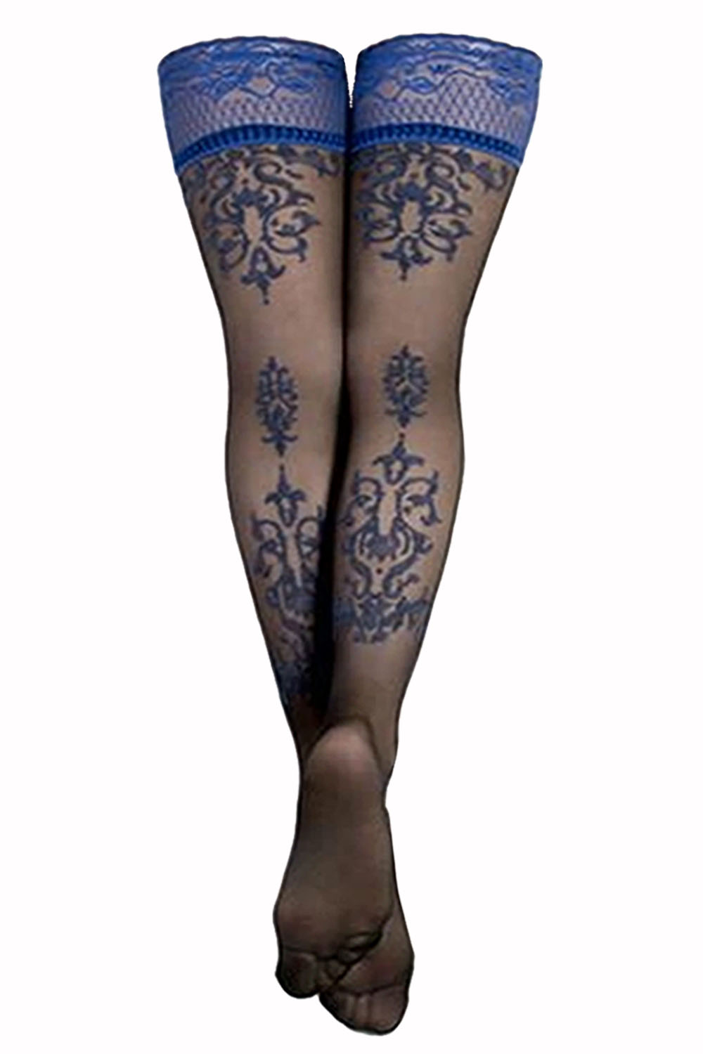 Ballerina StayUp Art. 473 kontrastierende Ornamente 20 DEN