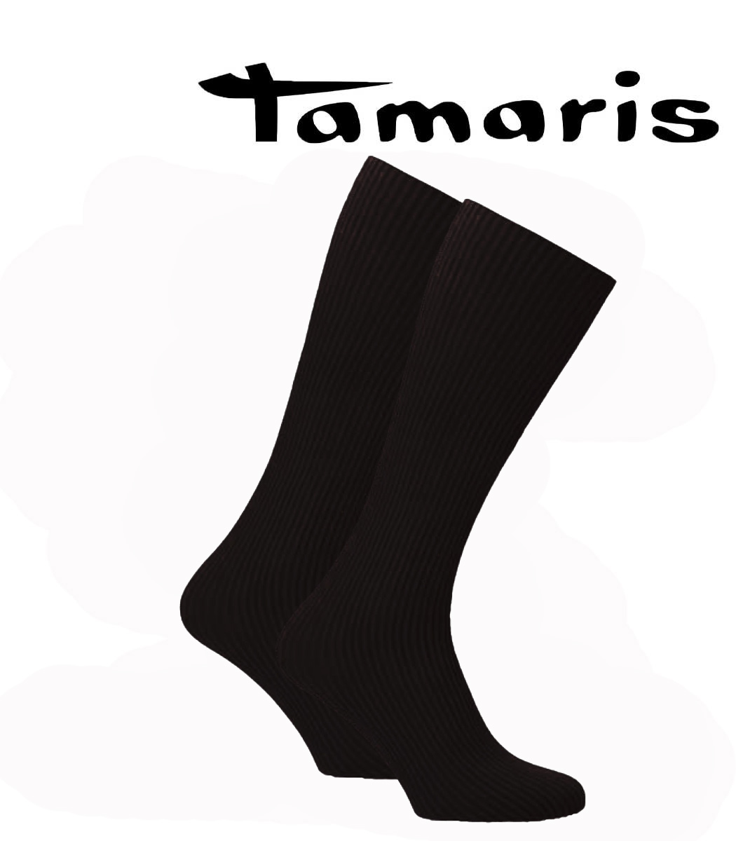 Tamaris Strumpf Ripp-Struktur