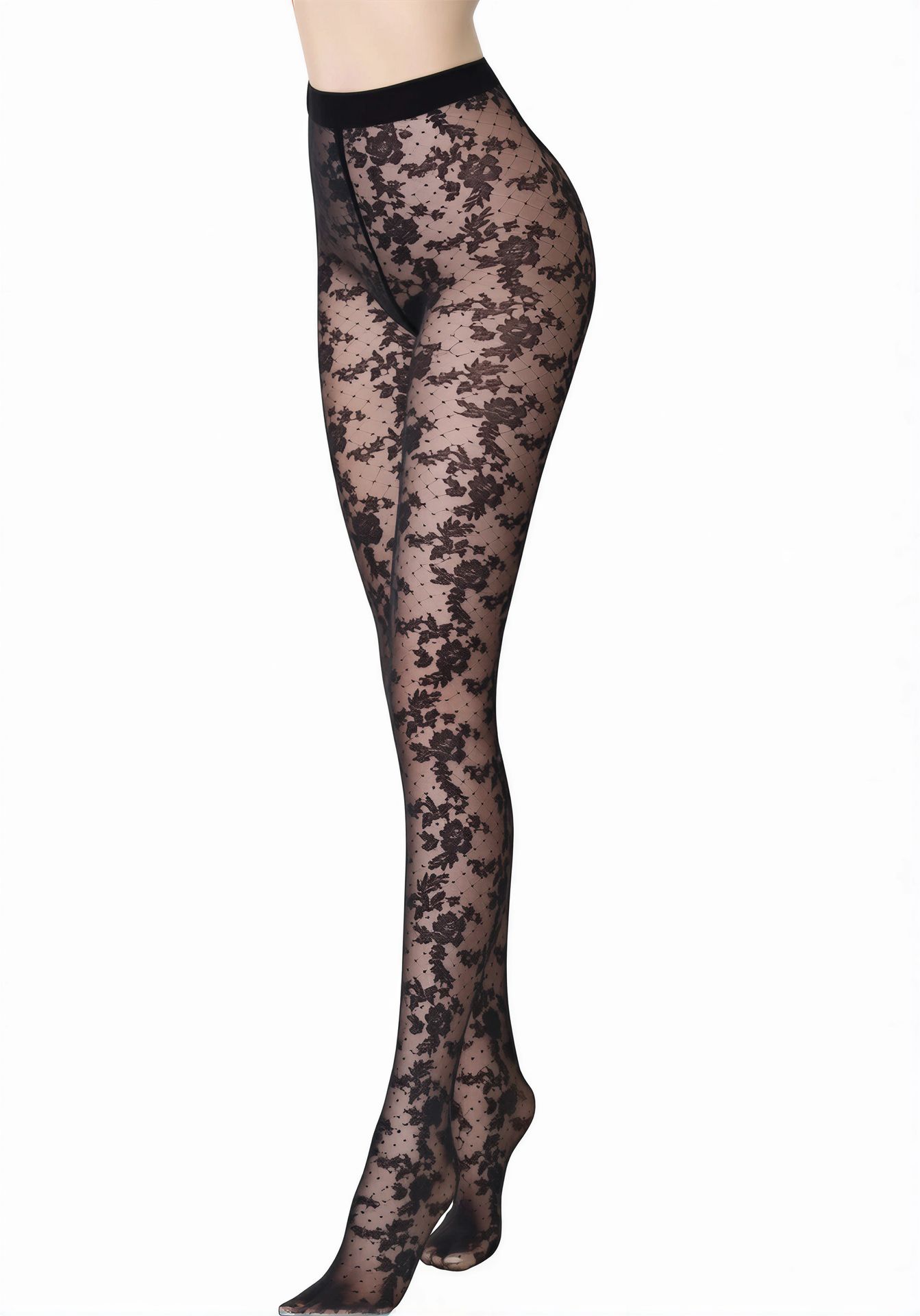 OR-sensuellace20floral Oroblú – Seitenansicht links