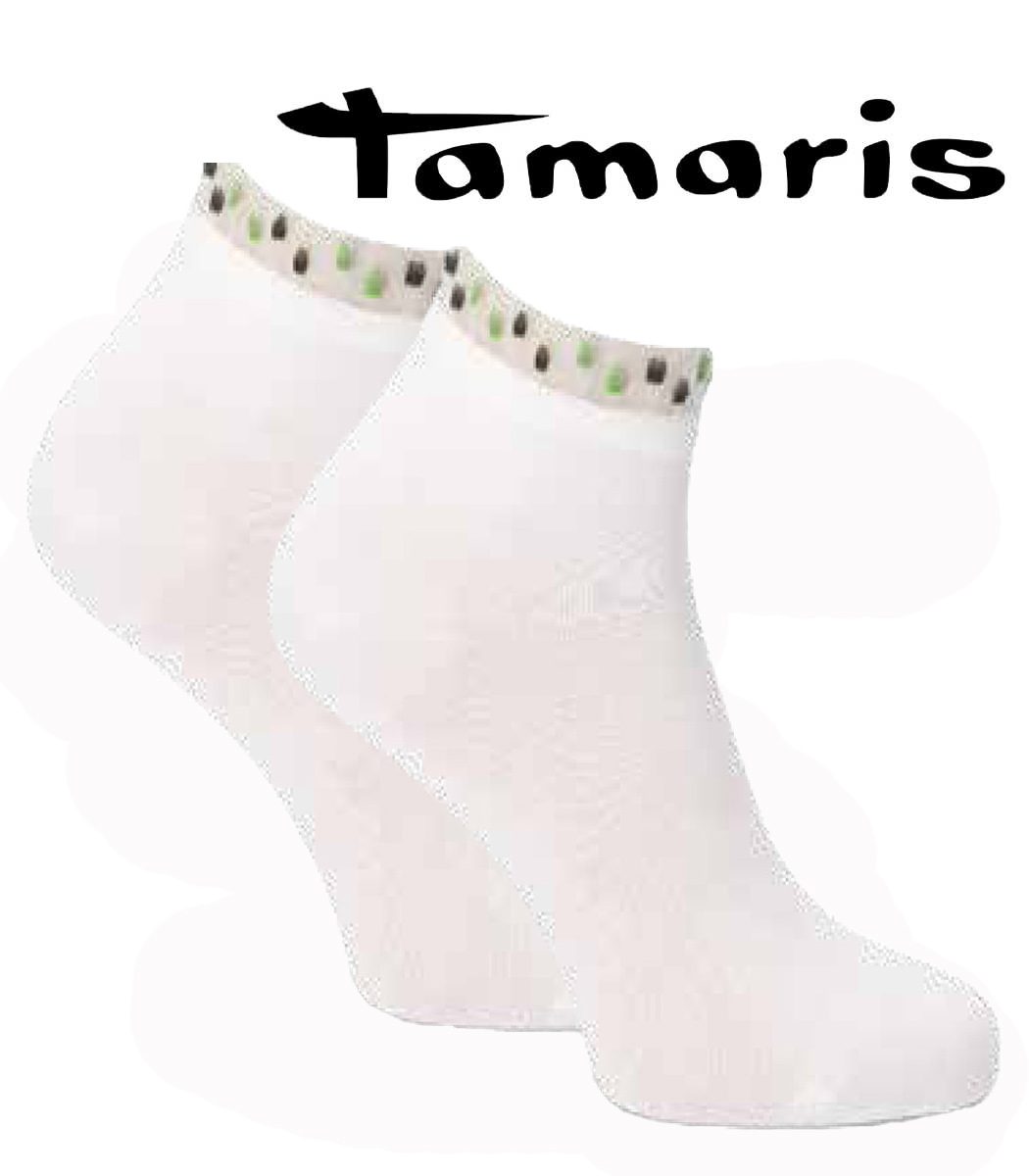 Socks with tulle trim