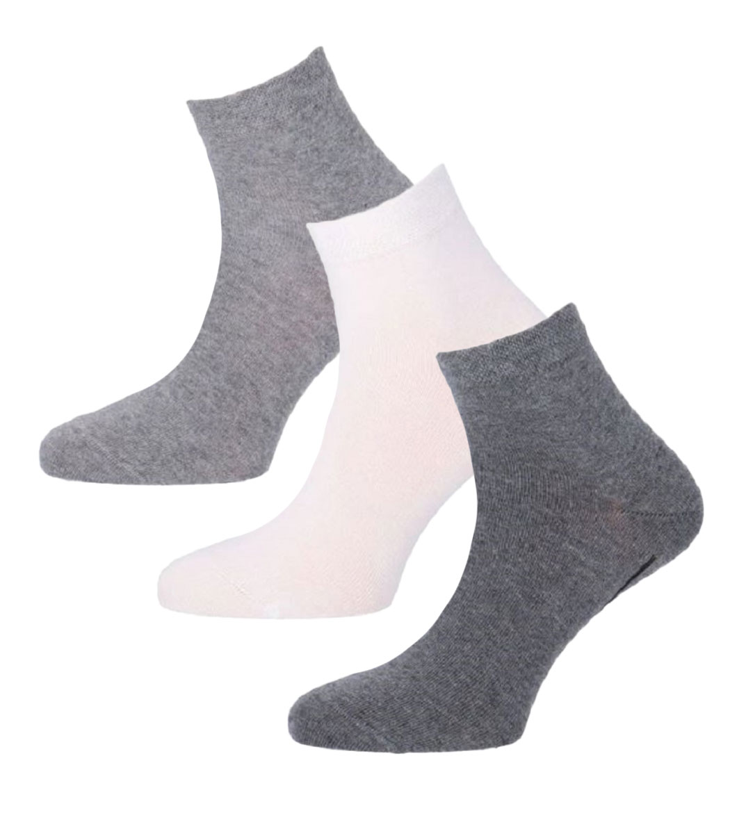 Unisex cotton short sock DAILY LIFE 3-pack