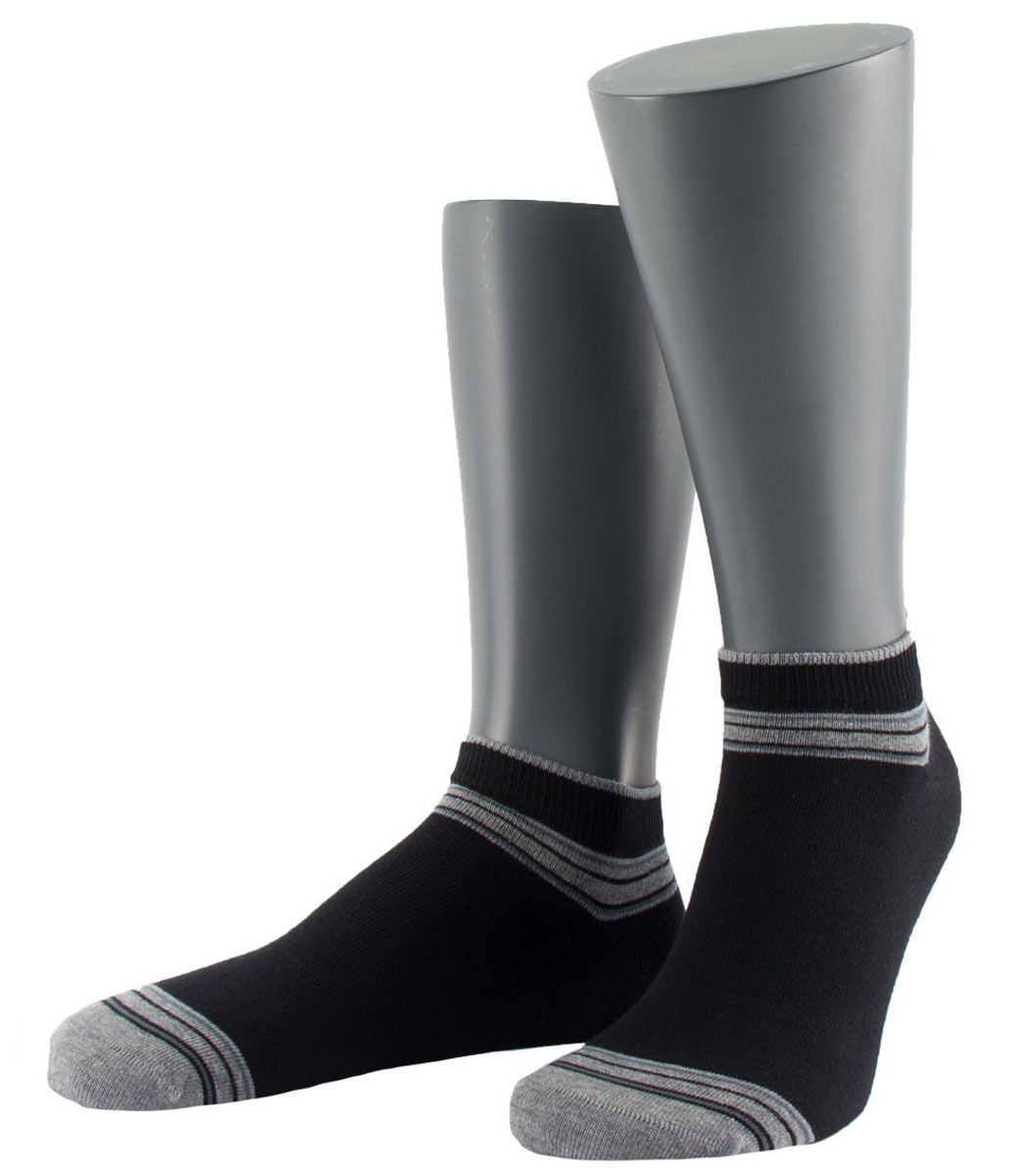 Men's cotton Snaeker socks ORGANIC STRIPES