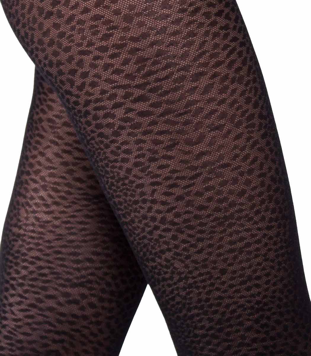 Trasparenze SITAR Leoparden-Print 40 DEN