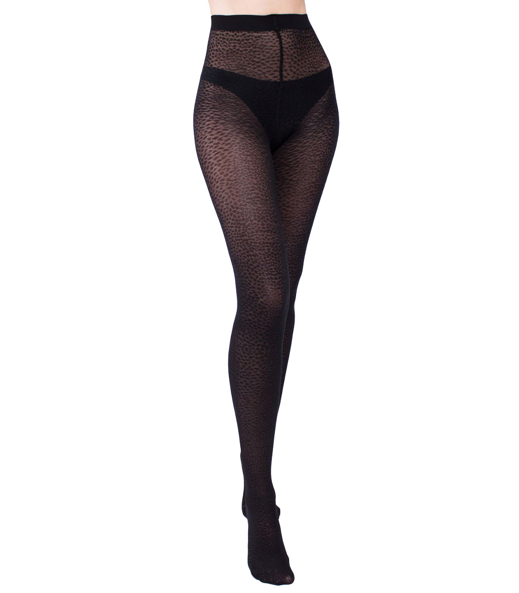 Trasparenze SITAR Leoparden-Print 40 DEN