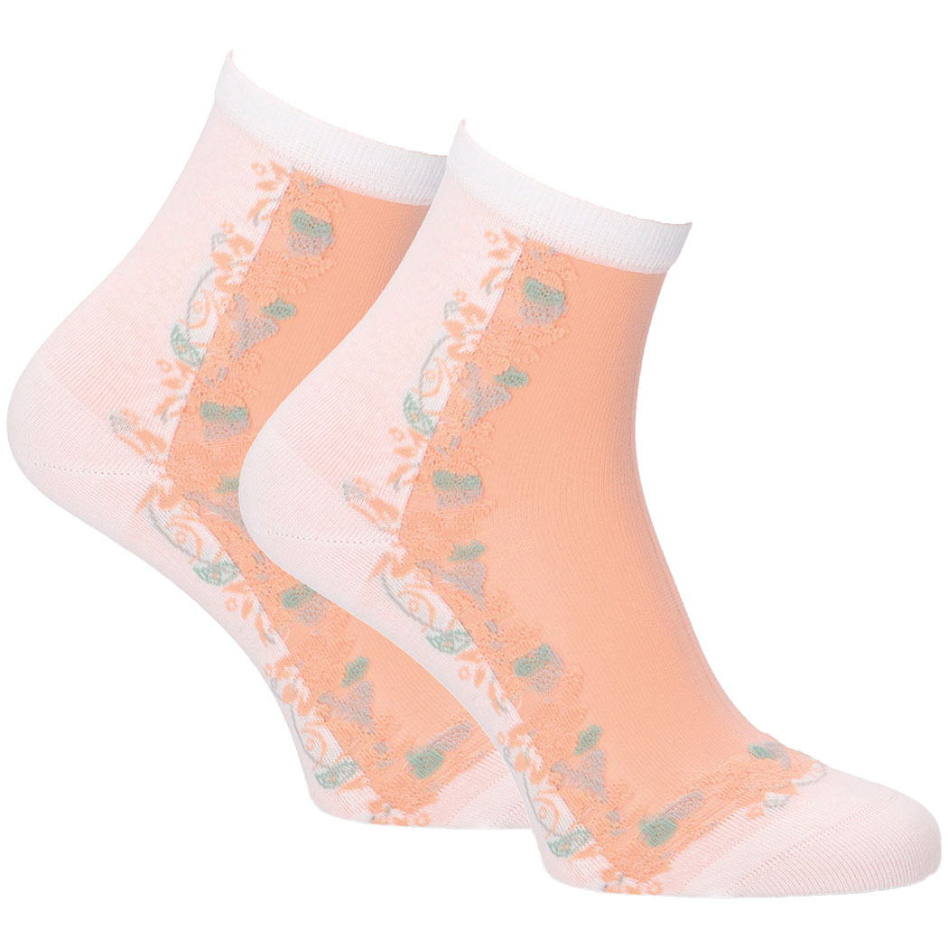 Tamaris women's socks with floral pattern