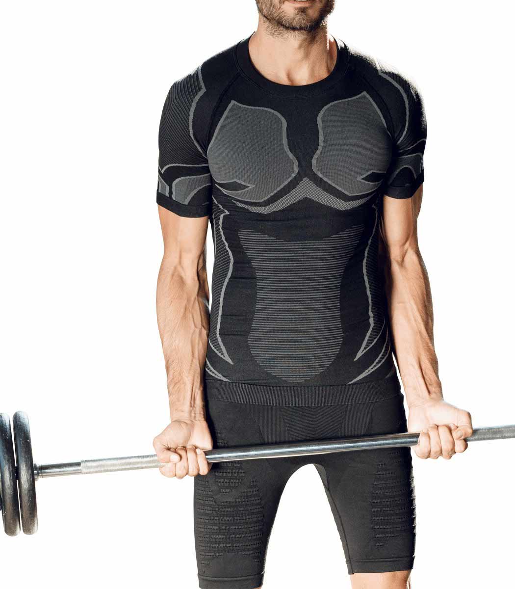 Breathable sports T-shirt with 3D Active Air Zone