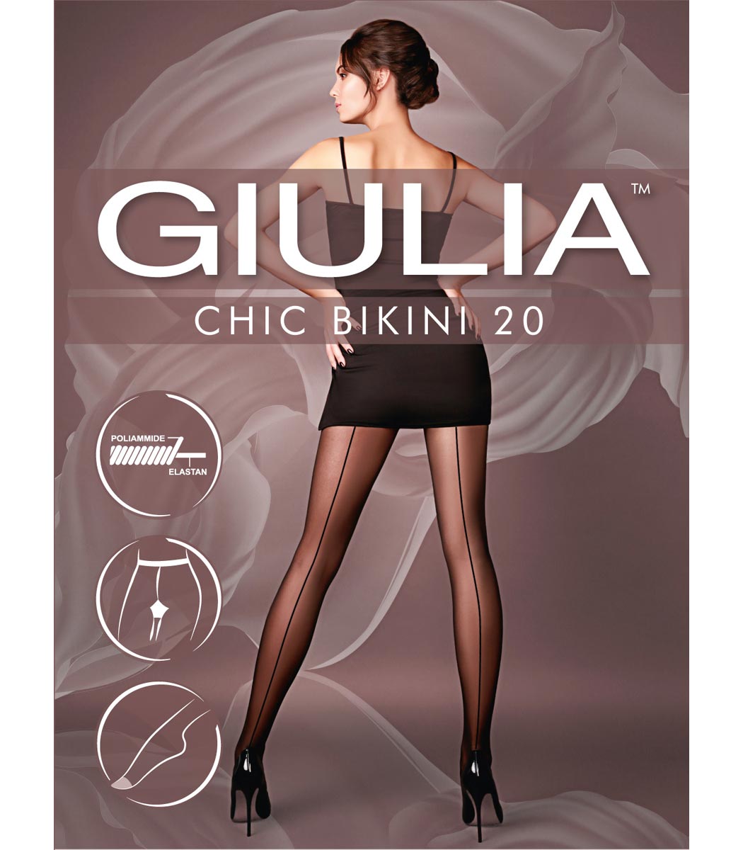 Giulia CHIC BIKINI Naht 20 DEN
