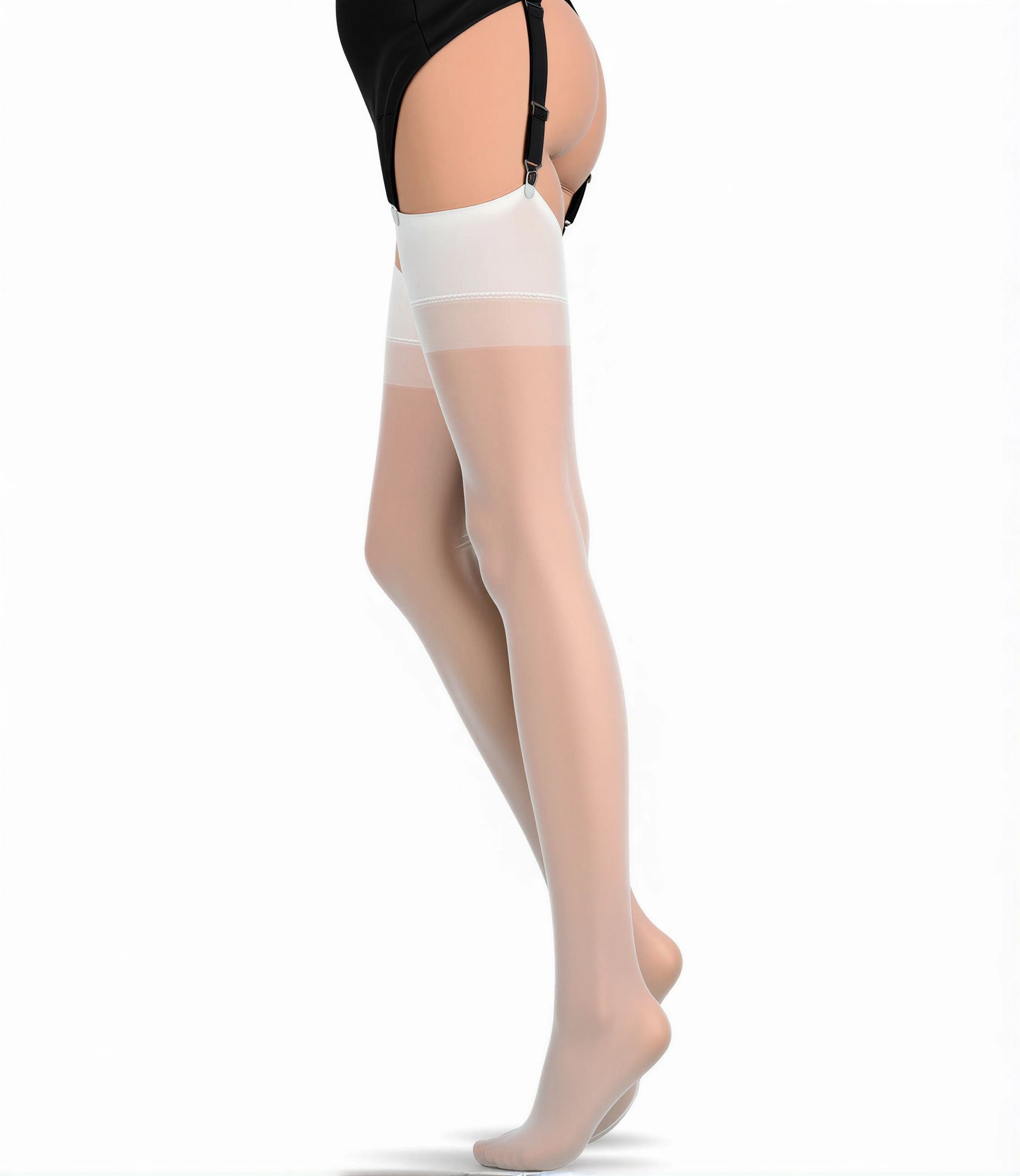TR-SARAstr Trasparenze Weiss – left side view